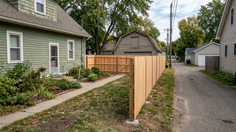 Wood & Privacy Fence Installation Minneapolis