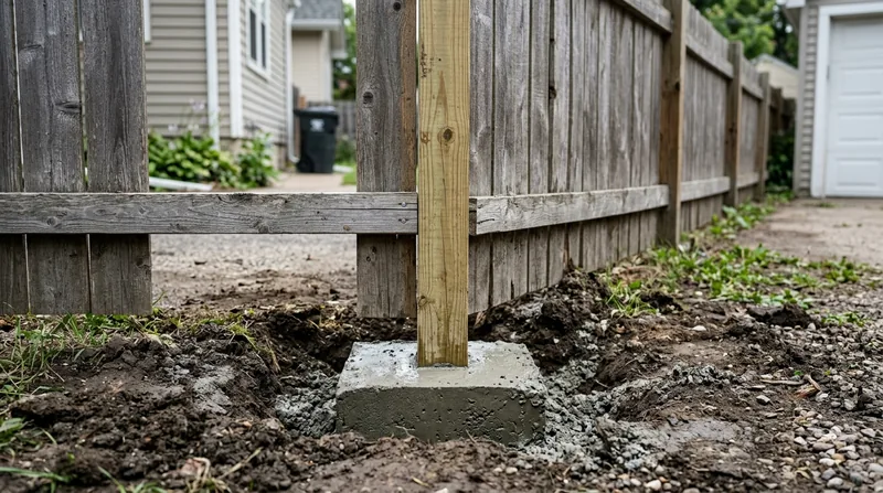 Fence Post Repair & Replacement Minneapolis